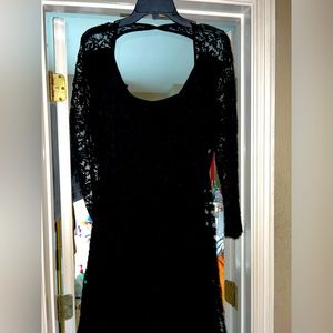 Maurice lace dress - size XL - black
